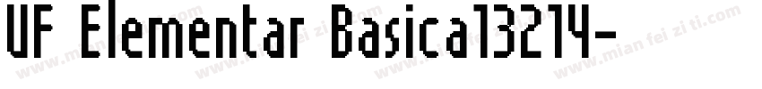 UF Elementar Basica13214字体转换